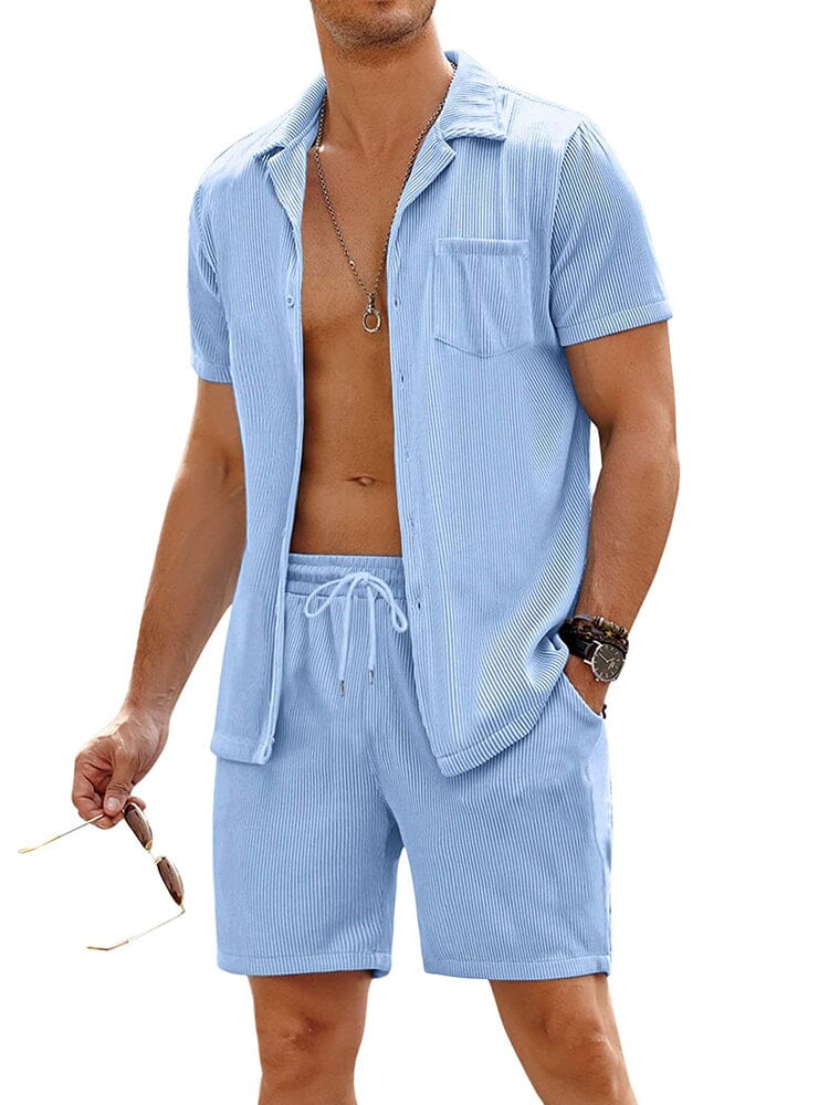 Casual 2 Teile Strand Outfits Set