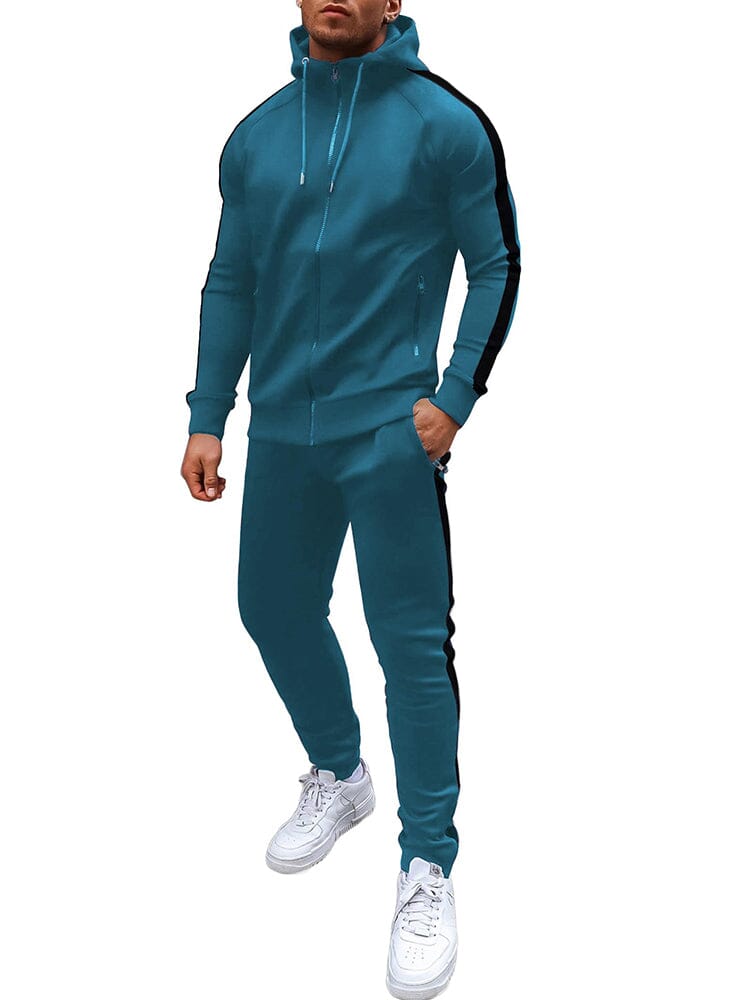 Casual 2-Teil Jogger Trainingsanzug Set