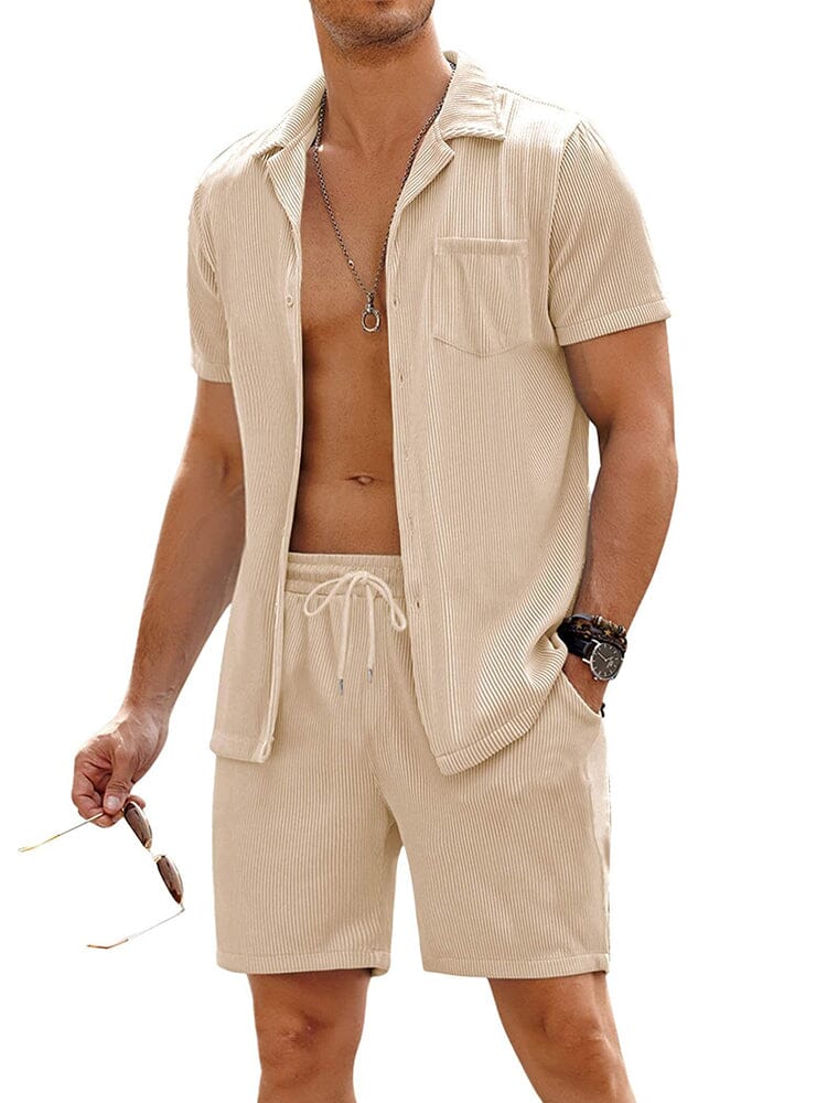 Casual 2 Teile Strand Outfits Set