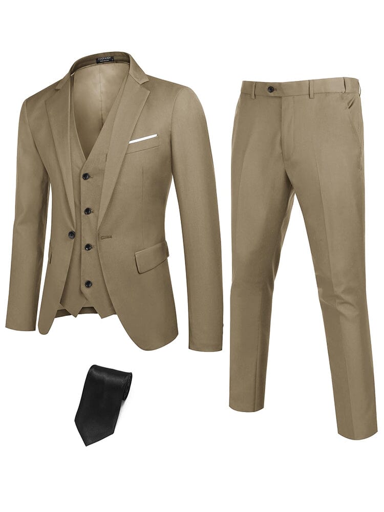 Klassisch 3-Teil Anzug Set with Tie