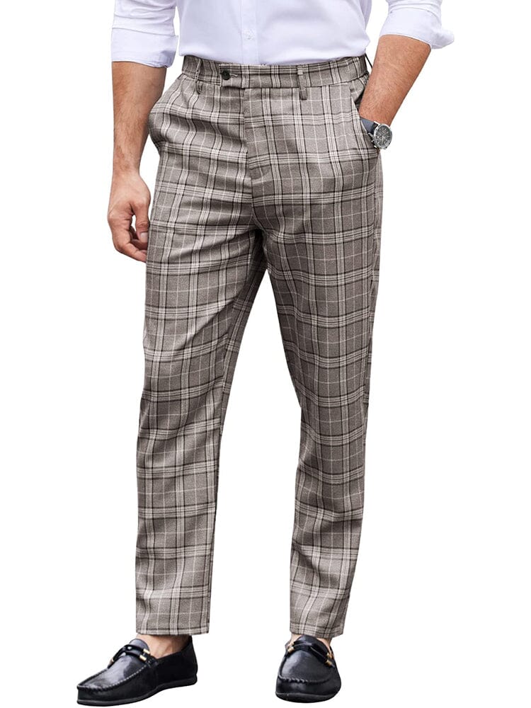 Casual Plaid Anzug Hose