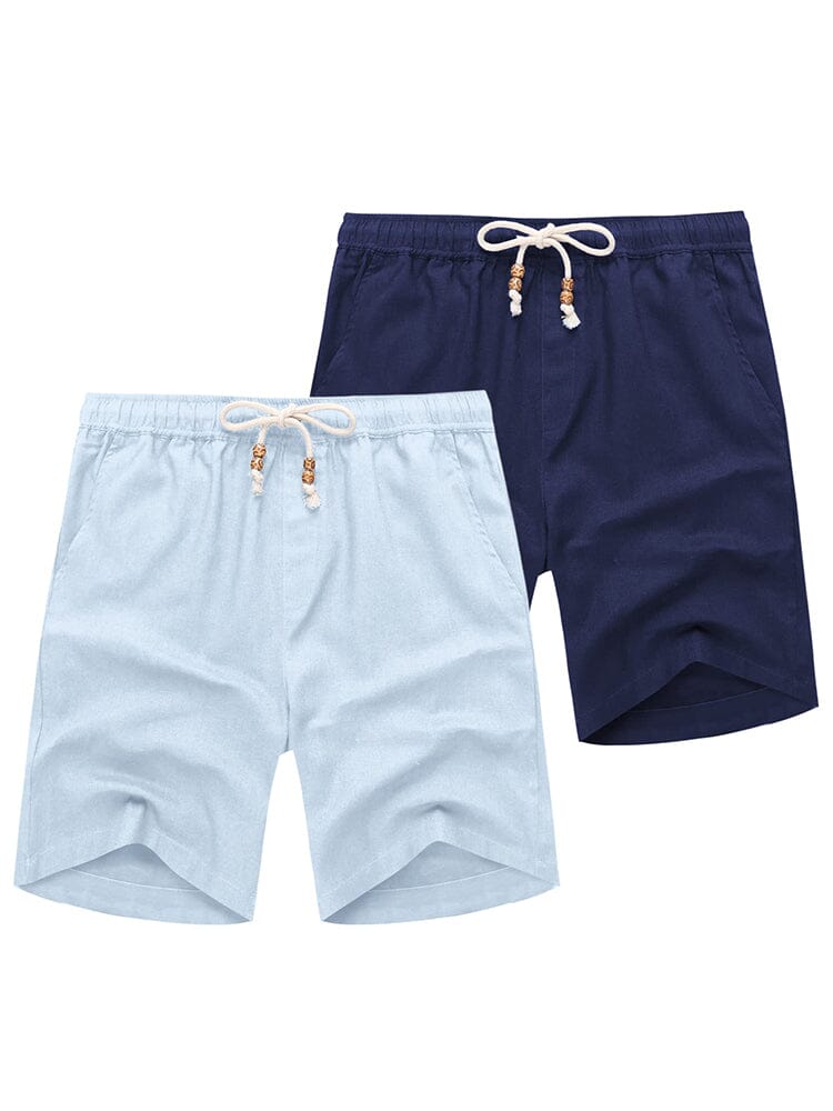 Casual 2-Teil Leinen Holiday Shorts