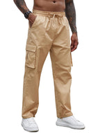Casual Klassisch 100% Baumwolle Cargo Hose