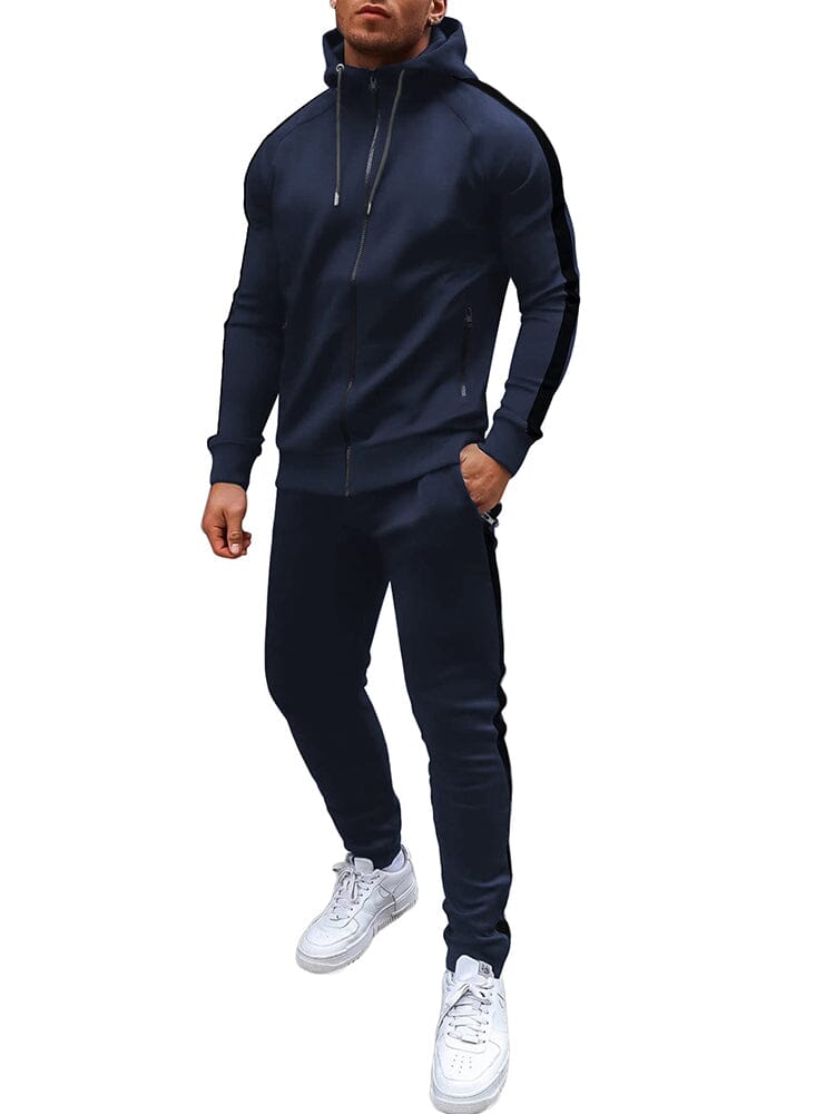 Casual 2-Teil Jogger Trainingsanzug Set