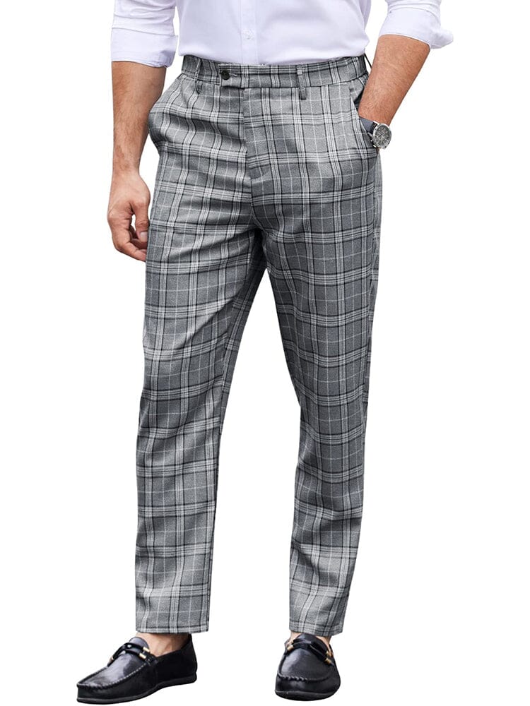 Casual Plaid Anzug Hose