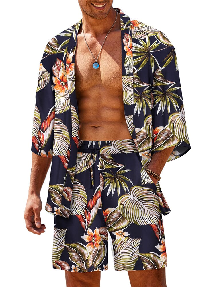 Casual Hawaii Hemd Set