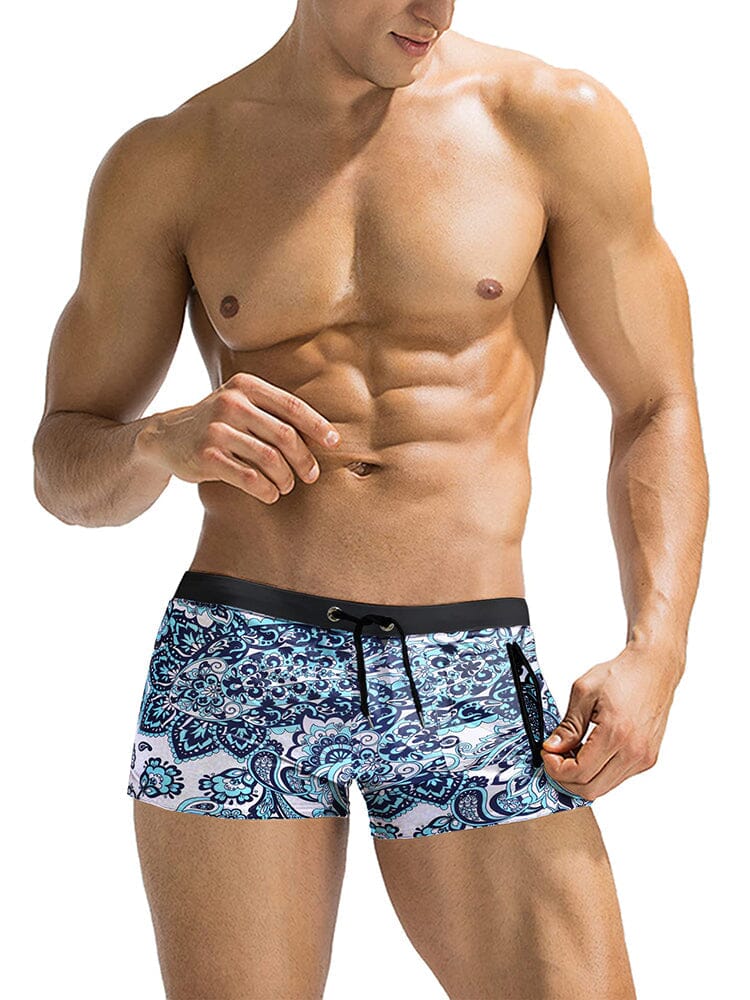 Swim Printed Square Leg Board Kurz