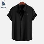 Ralph Lauren Chemise Col Hampton Polo Cercle Héritage Noir S 