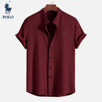 Ralph Lauren Chemise Col Hampton Polo Cercle Héritage Rouge S 