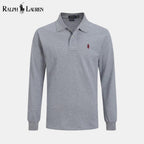 Ralph Lauren Chemise Habillée Longue Coupe Slim Cercle Héritage Gris S 