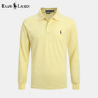 Ralph Lauren Chemise Habillée Longue Coupe Slim Cercle Héritage Jaune S 