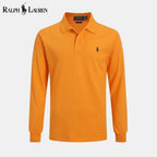 Ralph Lauren Chemise Habillée Longue Coupe Slim Cercle Héritage Orange S 