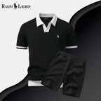 Ralph Lauren Ensemble Polo + Short Old Money Cercle Héritage Noir Onyx S 