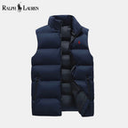 Ralph Lauren Gilet Doudoune Isolant En Duvet Cercle Héritage Bleu Marine S 