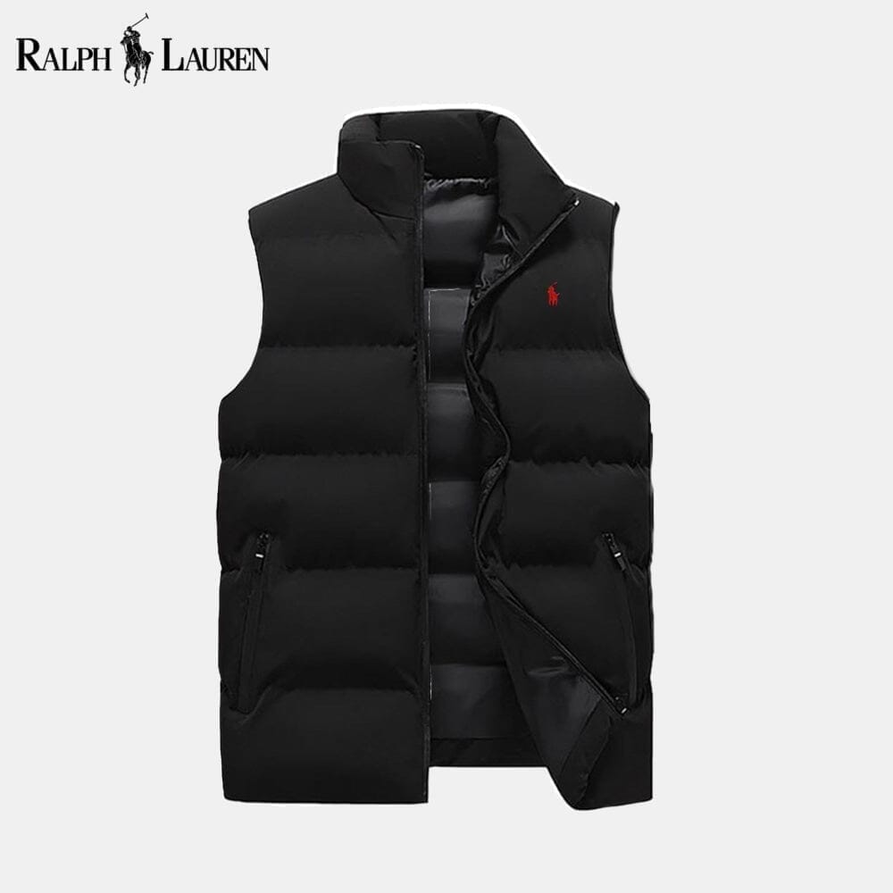 Ralph Lauren Gilet Doudoune Isolant En Duvet Cercle Héritage Noir S 