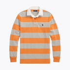 Ralph Lauren La Chemise De Rugby Iconique Cercle Héritage Bedford Orange/Chiné S 