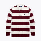 Ralph Lauren La Chemise De Rugby Iconique Cercle Héritage Bordeaux Classique/Crème S 