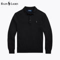 Ralph Lauren Pull Col Polo En Laine Cercle Héritage Noir S 