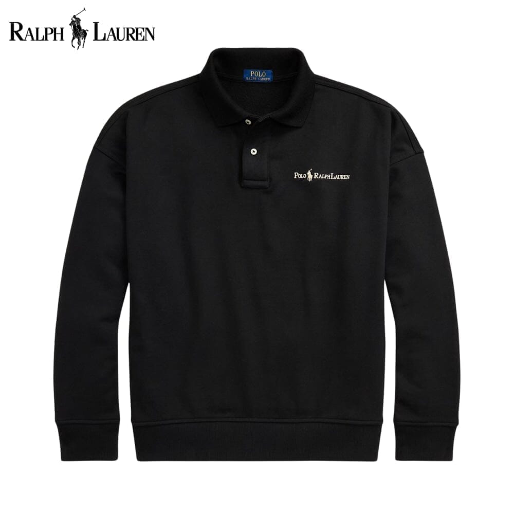 Ralph Lauren Sweat À Col Logo Cercle Héritage Noir S 
