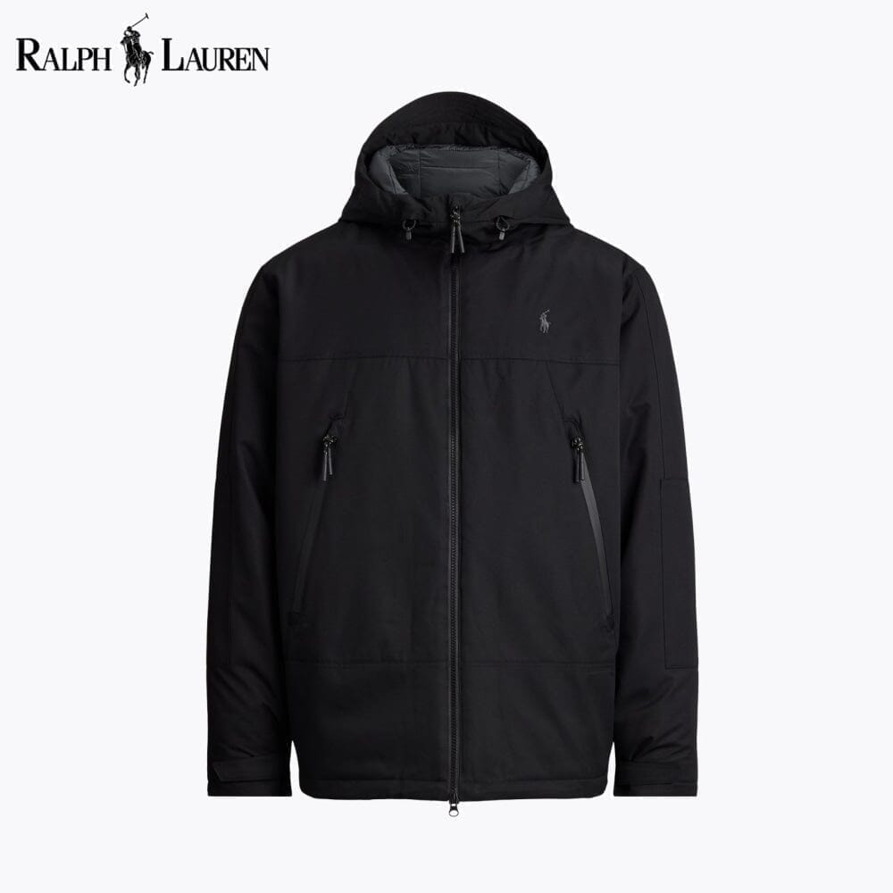 Ralph Lauren Veste À Capuche Isolante Cercle Héritage Noir S 