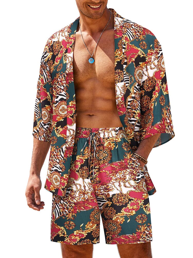 Casual Hawaii Hemd Set