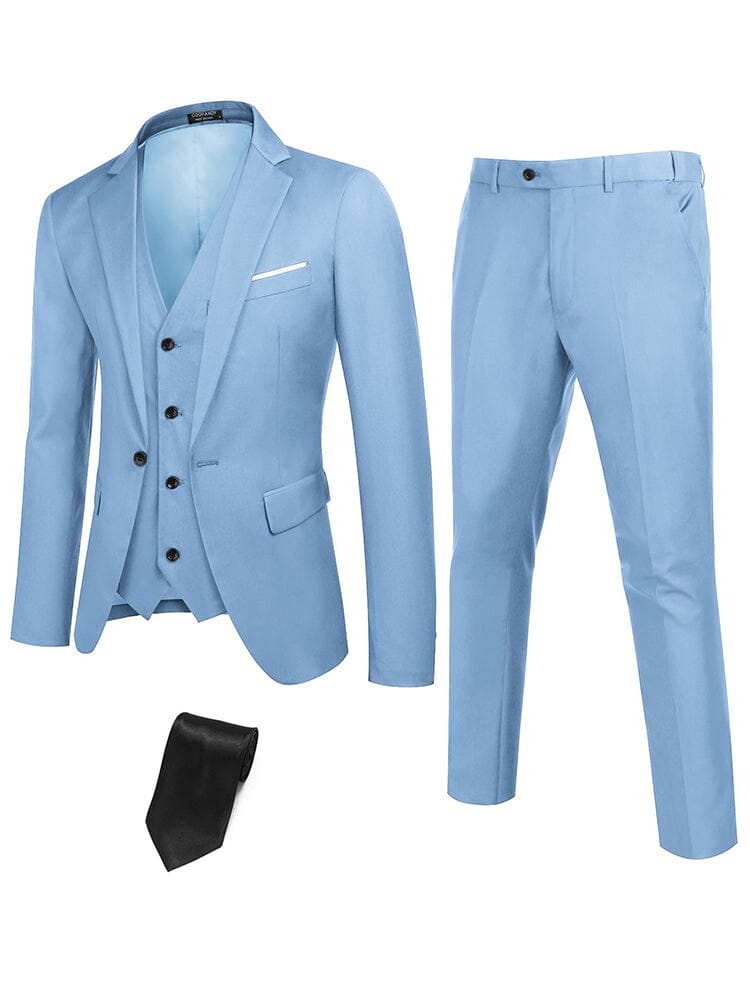 Klassisch 3-Teil Anzug Set with Tie