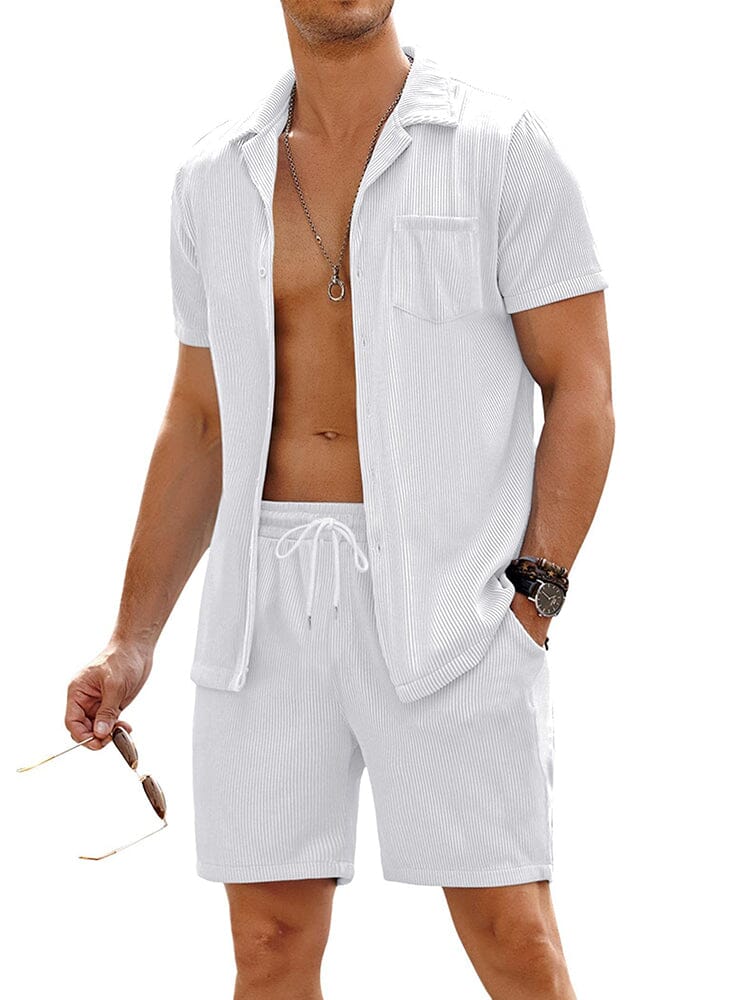 Casual 2 Teile Strand Outfits Set