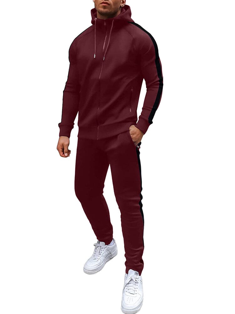 Casual 2-Teil Jogger Trainingsanzug Set
