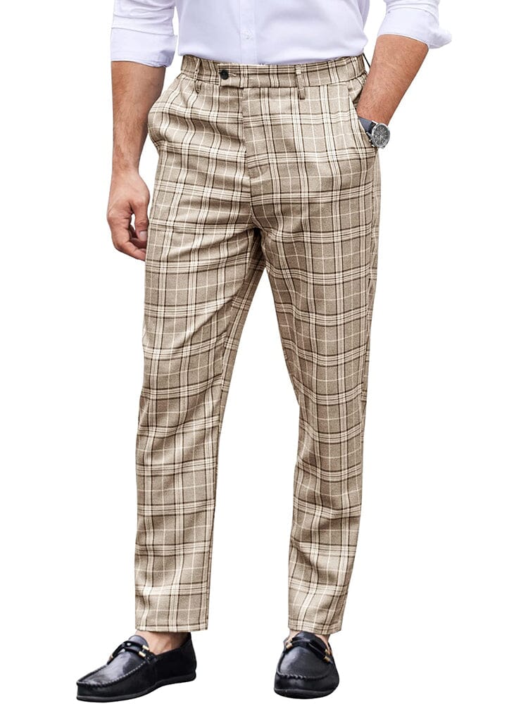 Casual Plaid Anzug Hose